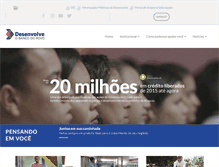 Tablet Screenshot of desenvolve-al.com.br